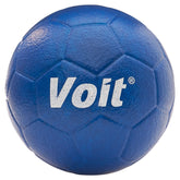 A blue soccer ball adorned with the word "Volt," highlighting its sporty appearance.